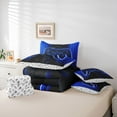thumbnail image 6 of Castle Fairy Teens Video Game Bedding Comforter Set,Plaid Stripes Queen Bedding Sets, 6 of 8