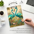 thumbnail image 5 of ALAZA Plastic Clipboard A4 Letter Size Decorative Clipboards for Students Women Men 9" x 12.5" Flamingos Flower, 5 of 6