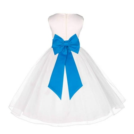 - Ekidsbridal Ivory Shimmering Organza Junior Flower Girl Dress First Communion Dress Holy Baptism Dress Christening Dress Easter Summer Dresses Special Occasion Dresses Junior Bridesmaid Dress 841T