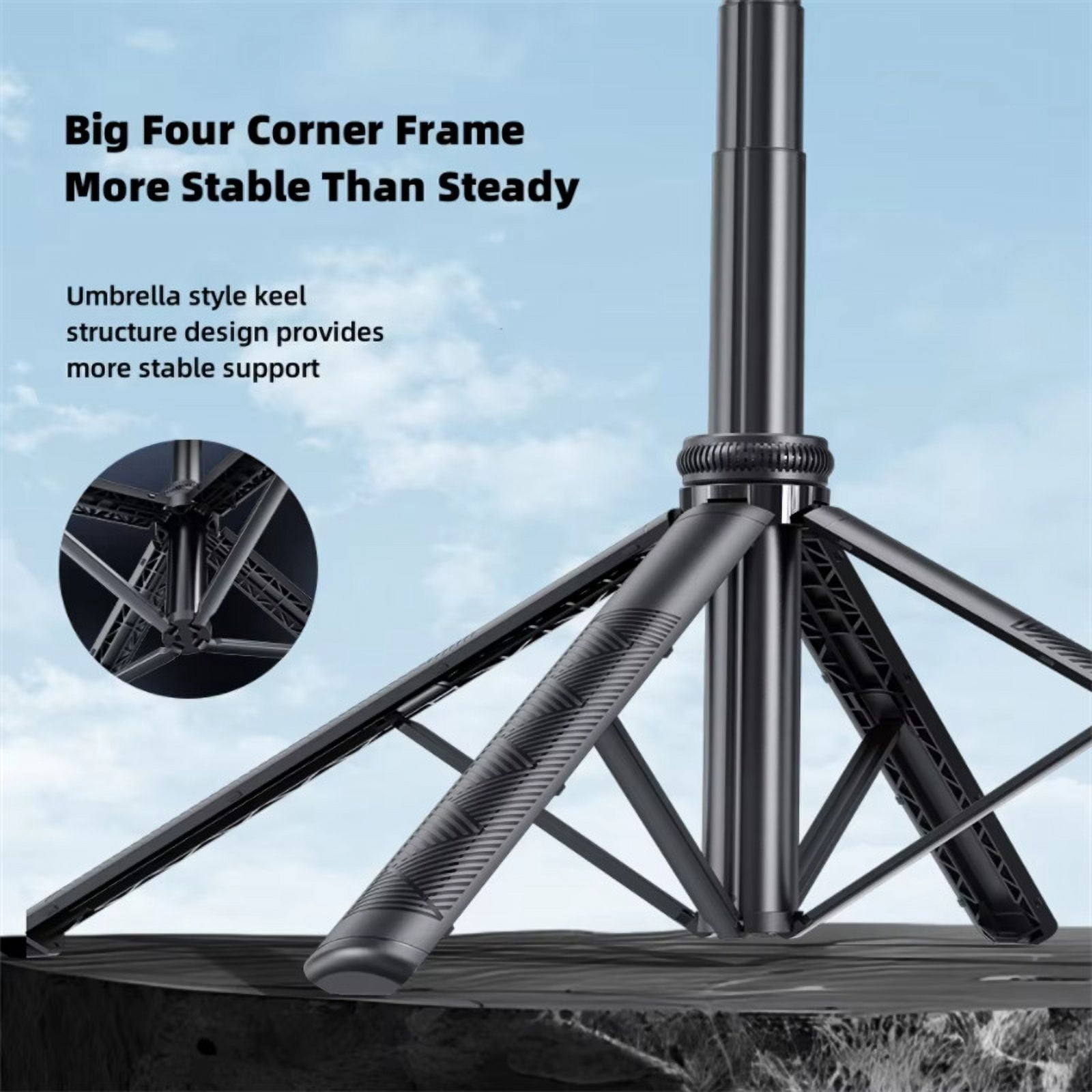 Auto Face Tracking Tripod 360° Rotation, 71" Extendable Selfie Stick Phone Holder for iPhone Videos