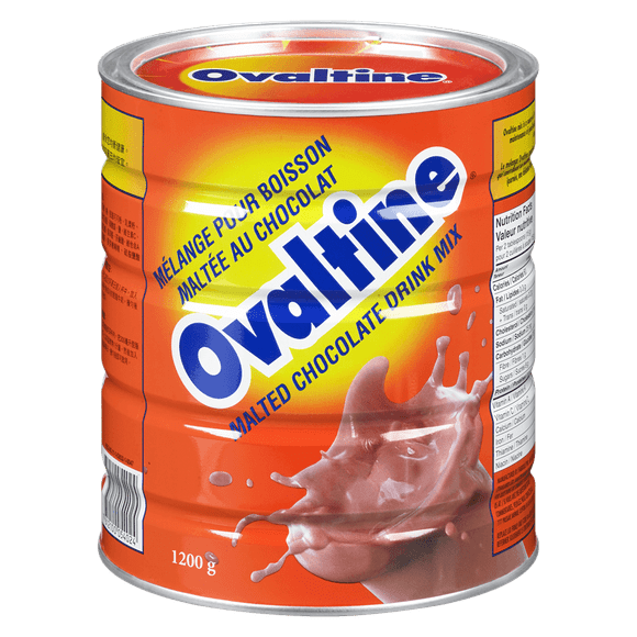 Ovaltine Malted Chocolate Drink Mix in Tin 1.2kg/2.64Lbs