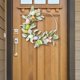 thumbnail image 3 of Corona de primavera de Pascua, corona de puerta de Pascua, flores artificiales, coronas de Pascua artificiales para puerta , decoraciones de, 3 of 5