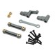 thumbnail image 2 of Conjunto de dirección RC, repuestos de repuesto, actualizaciones para escala 1/14, 14301, 14302, 14303, modelo de coche a control remoto, accesorios Gris, 2 of 8