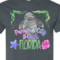 thumbnail image 4 of Inktastic Panama City Beach Florida Cute Swimming Manatee T-Shirt, 4 of 5