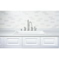 thumbnail image 2 of Kingston Brass GT252295 Towne 25" Cast Iron Self-Rimming Single Bowl Drop-In Kitchen Sink, 5-Hole, White, 2 of 7