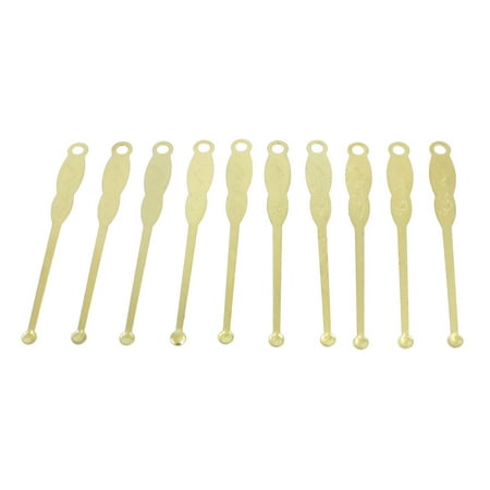 Unique Bargains 10 x Ear Wax Removing Cleaning Spoon Earpick Curette Gold (Best Way To Remove Ear Wax Build Up)