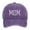 Purple, variant on MOM Embroidered Printed Baseball Cap Vintage to Make Old Cap Mens Womens Hats White