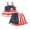 Rouge, variante sur vigerkar Ensembles 2 Pcs pour Filles Débardeurs Sans Manches Volants Shorts Vêtements d'Été (Rouge, 6-12 Mois)