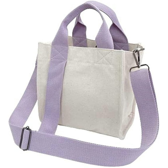 CoCopeaunts Canvas Tote Bag for Women Men Multi-Pocket Shoulder Handbag Crossbody Hobo Bag Canvas Tote