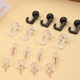 thumbnail image 6 of 50/60/80/160Pcs Push Pin Hooks Clear Push Pin Clip Cork Board Hook Pin Decorative Thumb Tacks Hook for Wall Hanging, 6 of 7