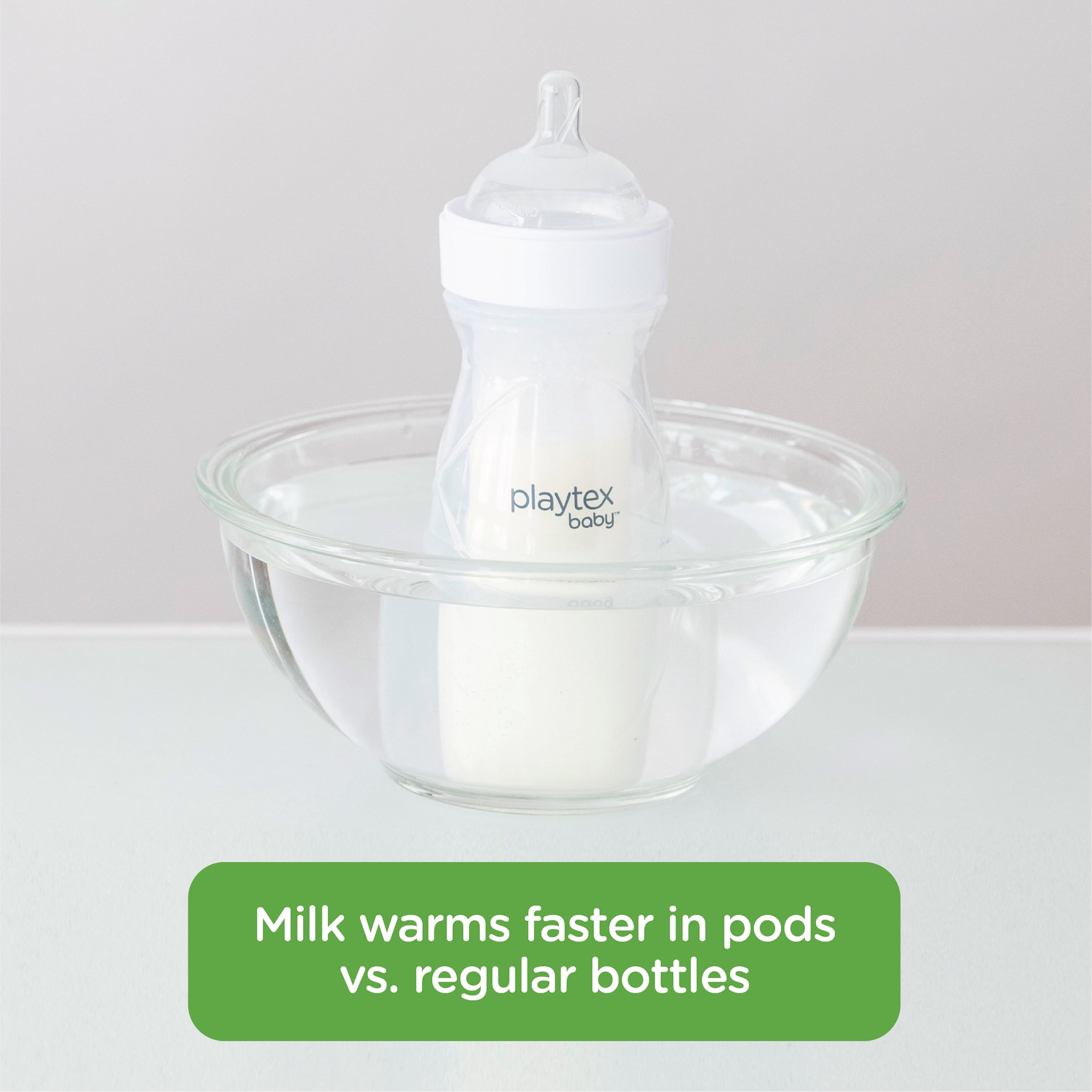 Playtex Baby Nurser Reusable Silicone PODS, Breastmilk Storage & Air-Free Feeding, 4 fl oz, 6 Count