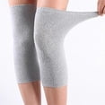 thumbnail image 1 of 1 Pair Winter Warm Knee Pads Bamboo Charcoal Protective Gear Women Old Men Kneepad Support Winter Running Knee Protector, 1 of 5