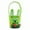 Green, variant on CoreLiving Stylish Canvas Easter Tote Basket with Durable Handle - Versatile Easter Bucket for Exciting Egg Hunts & Elegant Gift Wrapping for All Your Easter Needs