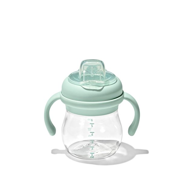 Vaso Entrenador OXO Tot Transitions con Pico Suave 180 ml Ópalo