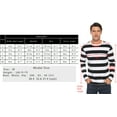thumbnail image 7 of Purcoar Fashion Men's Casual Striped T-Shirt, 7 of 7