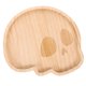 thumbnail image 1 of Plato de madera con cabeza de calavera para Halloween, plato de fruta, bandeja para servir aperitivos, centro de mesa de Halloween, 1 of 4