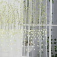 thumbnail image 6 of sdhkgrrt under $5 2Pcs Sheer Curtains, Wintersweet Pattern Sheer Curtain,Voile Window Drape Valance,Modern Home Window Treatment,Filtered Light Curtain Panel,Romantic Home Decor, 6 of 9