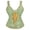 Green, variant on Corset Top Lingerie Bustier Women Zipper Suspenders Shoulder Strap Medieval Plus Size Renissance Halloween Pink 2XL