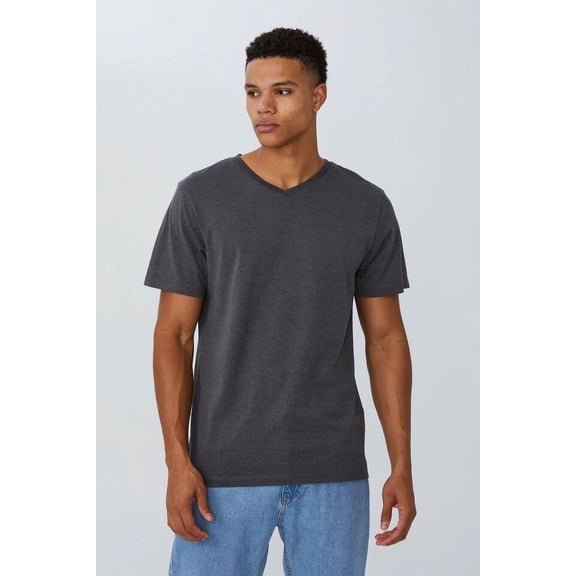 COTTON ON Mens Organic V-Neck T-Shirt