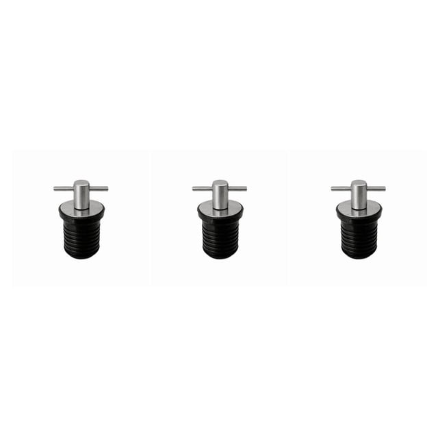Riwesomey Tapón de drenaje, tapón de cubierta, suministros para barcos, accesorios de goma para kayak, conveniencia práctica 1-1/4 Type1 NO1