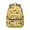 Police and Sheriff, variant on Police and Sheriff Yellow Pattern Backpack for School, Cute School Bag with Adjustable Shoulder Straps and Padded Back, 15.3"x11"x7.1"