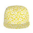 thumbnail image 2 of Haiem Daisies Flowers Classic Snapback Cap Flat Bill Hat Baseball Cap Adjustable Size Cotton Dad Hat, 2 of 9