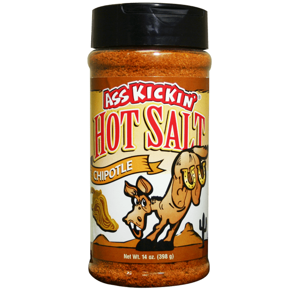Ass Kickin Chipotle Hot Salt (14 oz.) by Southwest Specialty Food, Inc.