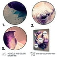 thumbnail image 3 of Designart Cute Rhino Floral Art II Canvas Wall Art, 3 of 5
