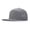 Dark Grey, variant on TOPTIE 6 Panel Trucker Cap Flat Bill Quick Dry Snapback Mesh Back Hip Hop Hat