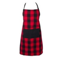BLACK AND RED BUFFALO KITCHEN CHEF APRON