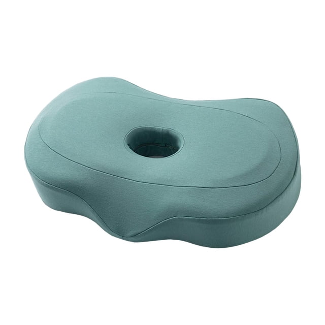 Almohadilla perforadora de orejas Almohada Para Perforar La Oreja, Almohada Pequeña Con Orificio Para La Oreja Para Aliviar La Presión, Para Los Que Duermen De Lado, Verde Fanmusic Almohadilla perforadora de orejas