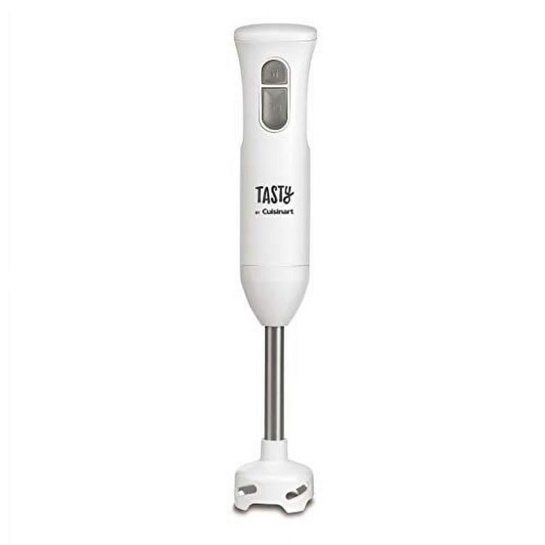 Tasty by Cuisinart Electric Kitchen Handheld Food Blender w/ Beater and Cup  