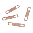 thumbnail image 1 of Wosthever Cuñas de cuello de latón de 4 piezas, cuñas de Metal ligeras, resistente al desgaste, junta de ajuste de espesor de 0,2mm, Accesorios para instrumentos musicales, 1 of 6