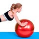 thumbnail image 2 of Pelota de Yoga/FitBall Control Therapy Color Rojo 55CM, 2 of 3