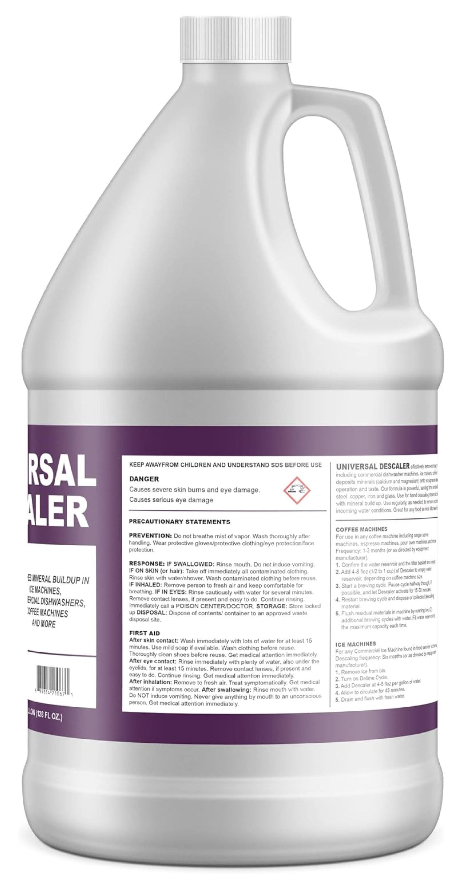 Universal Descaler – 1 Gallon | Dishwasher, Ice Maker & Coffee Machine Delimer