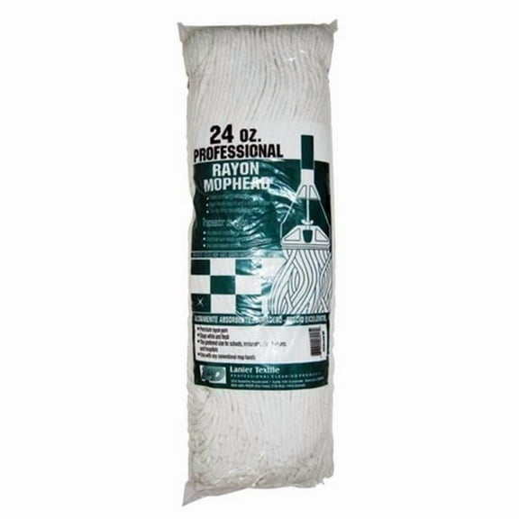 Lanier 112-RAY-24 24 oz Cut End Rayon Mop Head