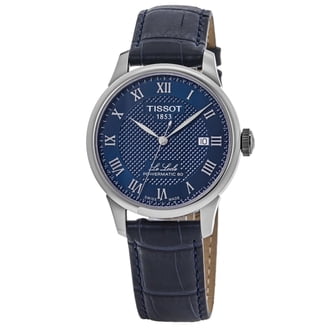 Tissot Men's T035.627.16.051.00 Black Alligator Leather Swiss