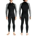 thumbnail image 3 of uikmnh Mens Swimsuit Swimwear Sun Wetsuit for Surfing Beach Swimming and Ice Diving Activities with Technology Size:L, 3 of 5