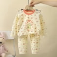 thumbnail image 2 of masbird Girls Boys Toddler Snug Fit Cotton 2 Piece Pajamas Set Long Sleeve Top Pants Pjs Baby Cute Graphic Loungewear Fall Winter Sleepwear 6-24 Months 3t 4t 5t 6t 7t 8t 9t(Light Purple,8-9 Y), 2 of 6
