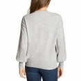 thumbnail image 2 of Ella Moss Women's Puff Sleeve Sweater, Gray Heather Small - NEW, 2 of 3