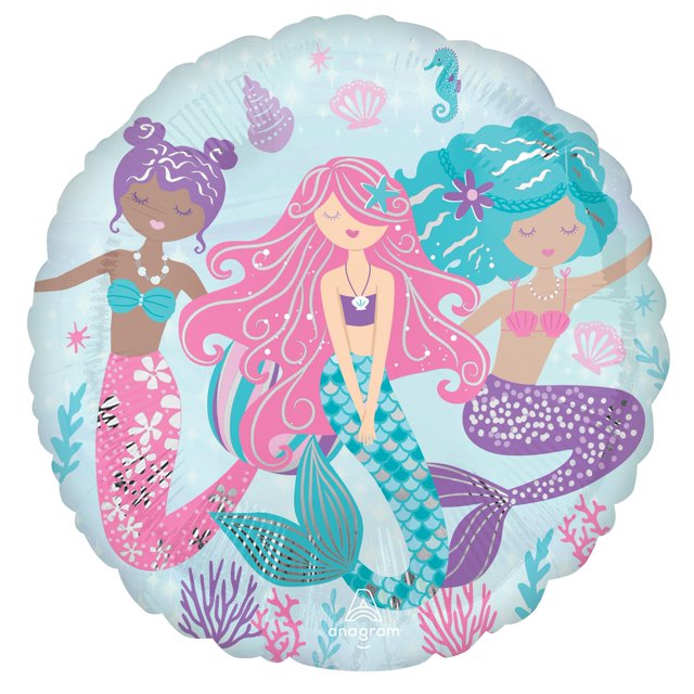Shimmering Mermaid Foil Balloon - Ultimate Party Decor with Superior Float Time