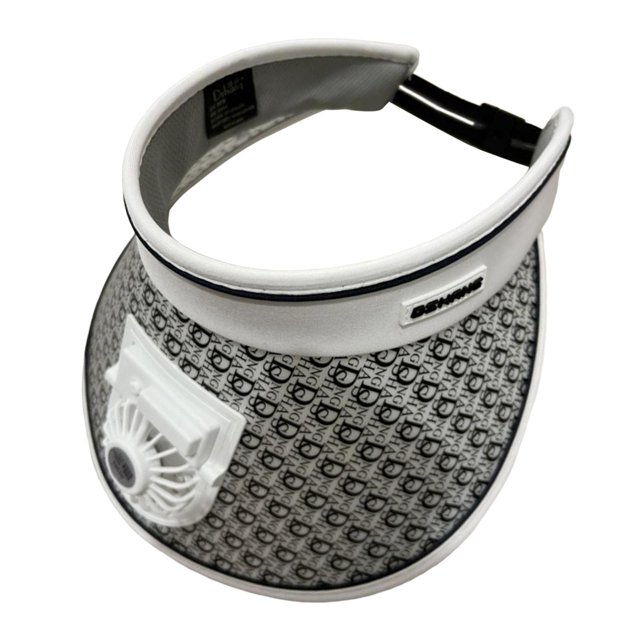 Sombrero de visera con ventilador Sunnimix Ventilador eléctrico de verano USB 3 velocidades azul oscuro