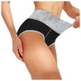 thumbnail image 3 of Women's Cotton Underwear High Waist Stretch Briefs Soft Underpants Ladies Full Coverage Panties 5 Pack, 3 of 6
