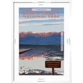 thumbnail image 5 of Art.com Badwater - Death Valley National Park Art Print by Lantern Press, White Frame Wall Art, 21" x 29", 5 of 5