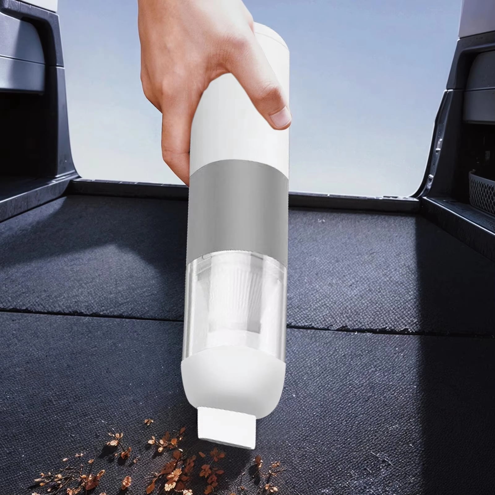 High Power Handheld Car Vacuum Cleaner Portable Auto Interior Vacuum with Crevice Tool, Strong Suction Cordless Cleaning for Vehicle Seats Dashboard Trunk and Home Use, Black