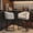 White, variant on Romorgniz Cotton Linen Barrel Bar Stools Set of 2, Counter Height with Armrests, Double-Layer Cushion Curved Backrest, Adjustable Foot Pads,White