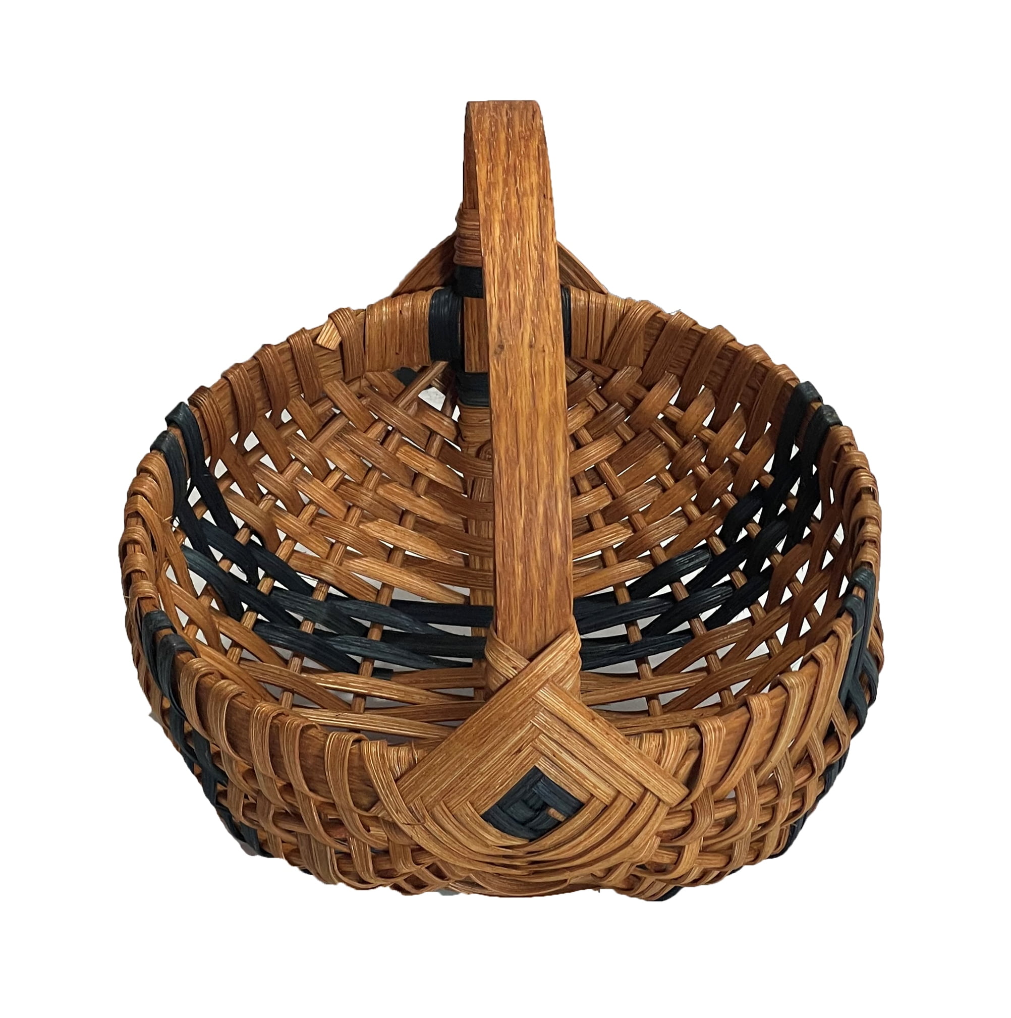 Slim Magazine Basket  Amish Woven Wicker Storage Basket w/Legs – Amish  Baskets
