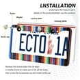 thumbnail image 4 of Mexican Serape Blanket Stripes License Plate Frame, Aluminum Car Tag Frames, 2 Pack Universal Car License Plate Covers with 2 Holes and Screws Decorative, 4 of 7