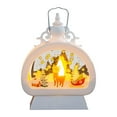 thumbnail image 2 of Fiudx Luces Navideñas Portátiles, Diseño Retro de Luz de Viento, Decoración Colgante para Árbol de Navidad, Decoración Acogedora para El Hogar y El Escritorio, Ideal para Regalos de Nochebuena, Peque, 2 of 2