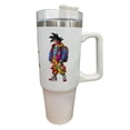 thumbnail image 2 of Termo de acero inoxidable Fartmex color blanco, Goku de 30 Oz, 2 of 4